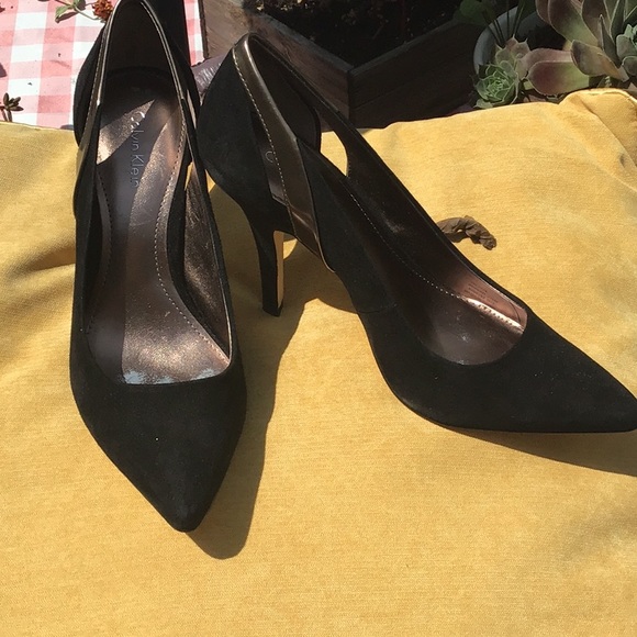 Calvin Klein Shoes - Suede heels
